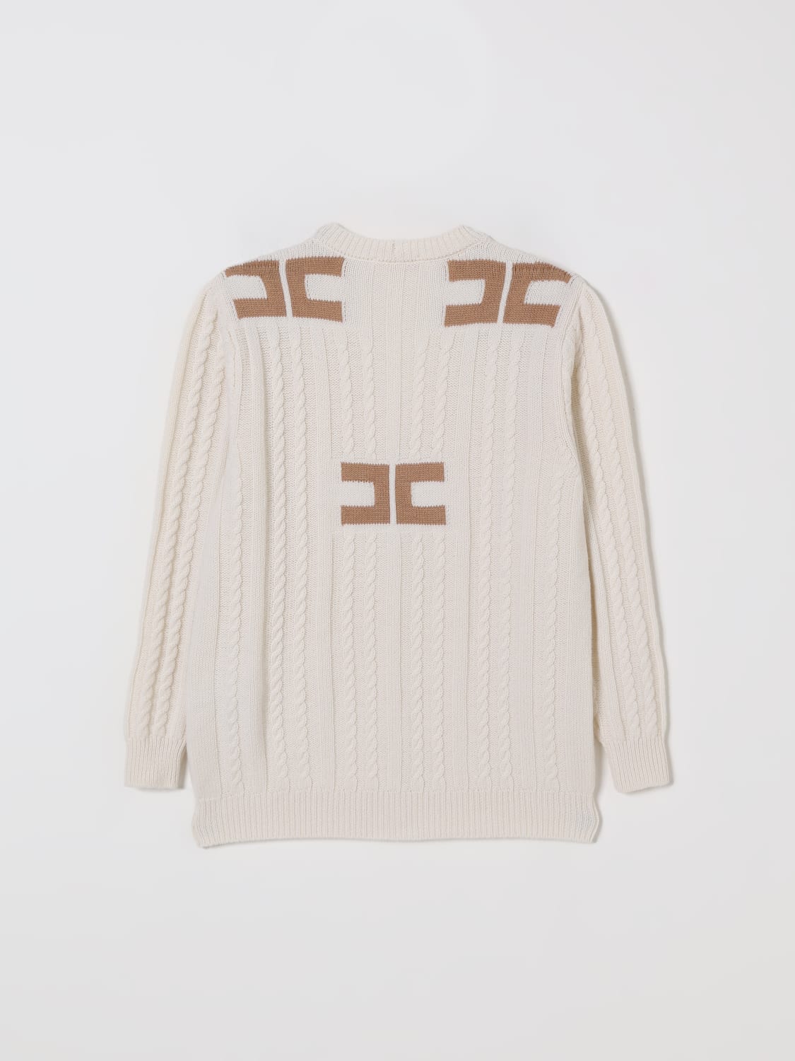 ELISABETTA FRANCHI LA MIA BAMBINA SWEATER: Sweater kids Elisabetta Franchi La Mia Bambina, Milk - Img 2