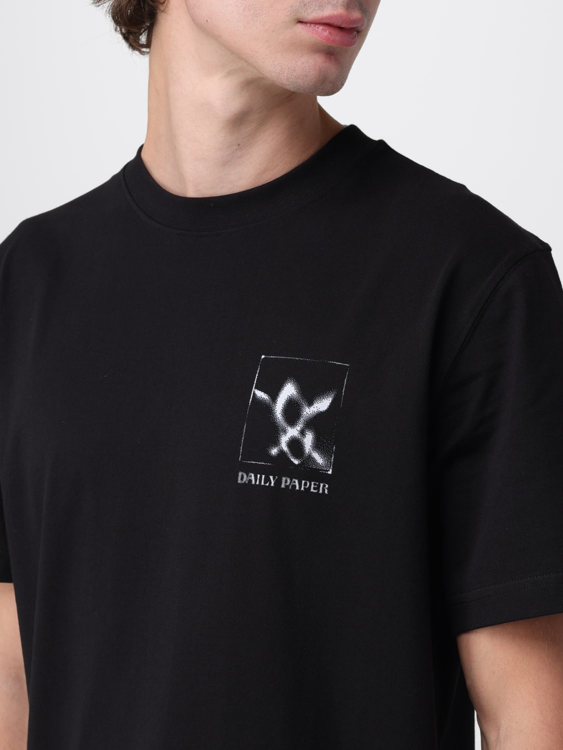 DAILY PAPER T-SHIRT: T-shirt men Daily Paper, Black - Img 3