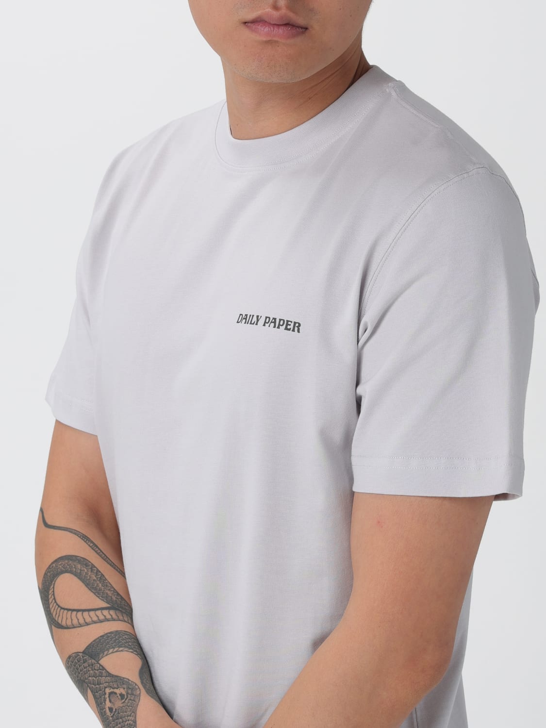 DAILY PAPER T-SHIRT: T-shirt men Daily Paper, White - Img 3