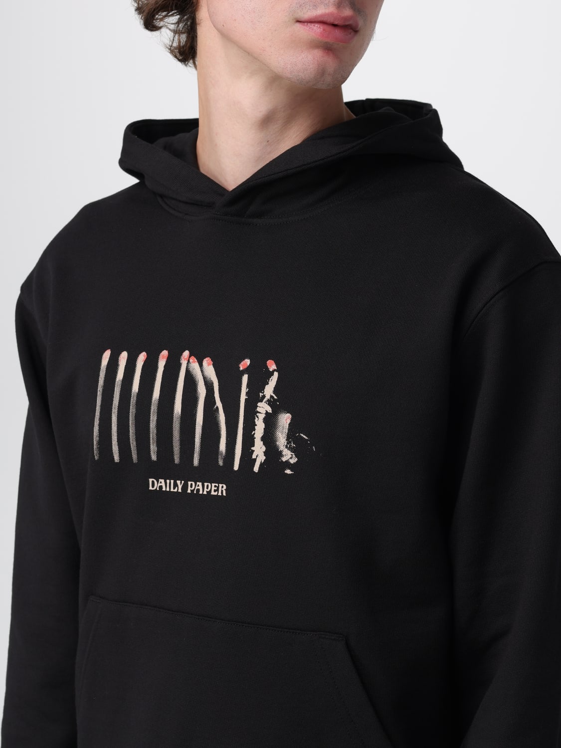 DAILY PAPER SWEATSHIRT: Sweatshirt herren Daily Paper, Schwarz - Img 3