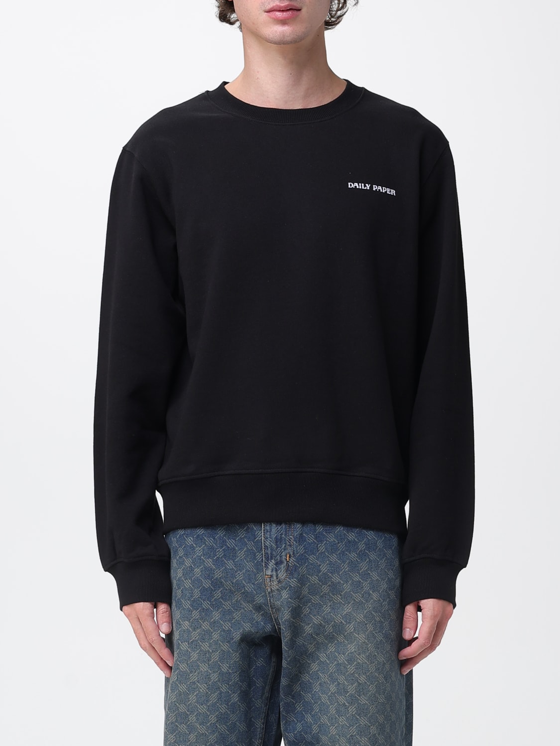 DAILY PAPER SUDADERA: Sudadera hombre Daily Paper, Negro - Img 1