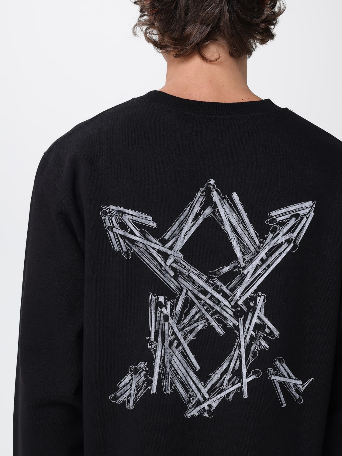 DAILY PAPER SUDADERA: Sudadera hombre Daily Paper, Negro - Img 3