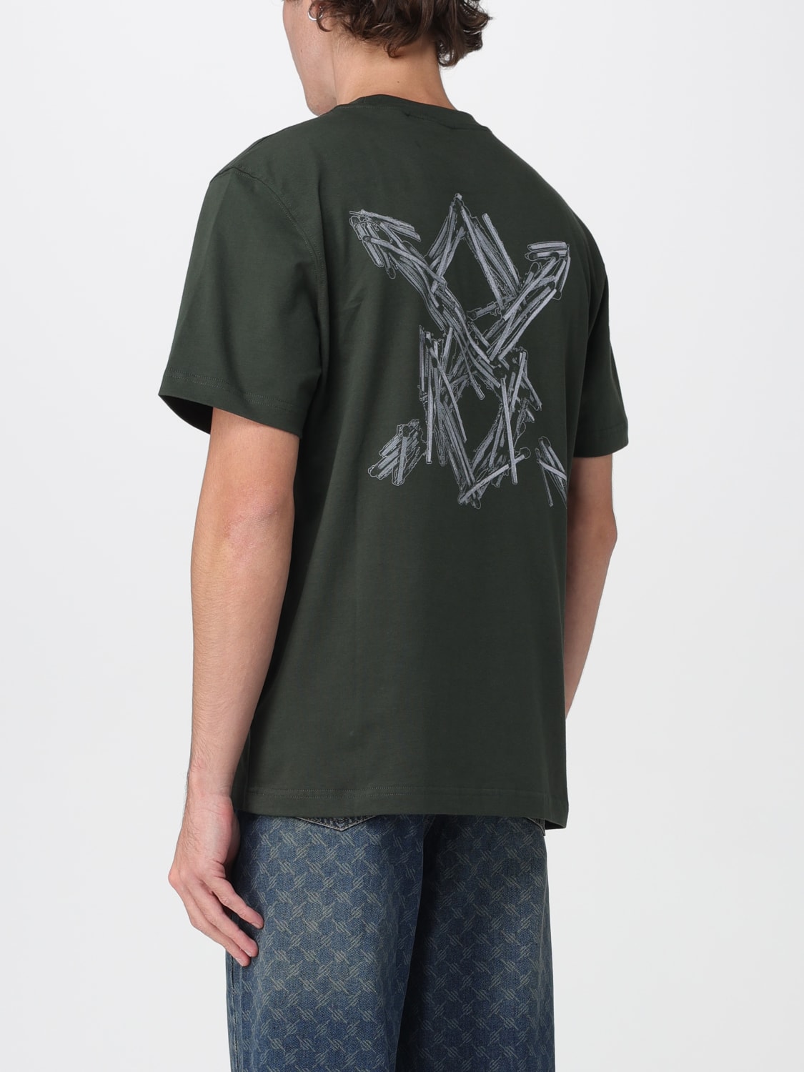 DAILY PAPER T-SHIRT: T-shirt homme Daily Paper, Vert - Img 2