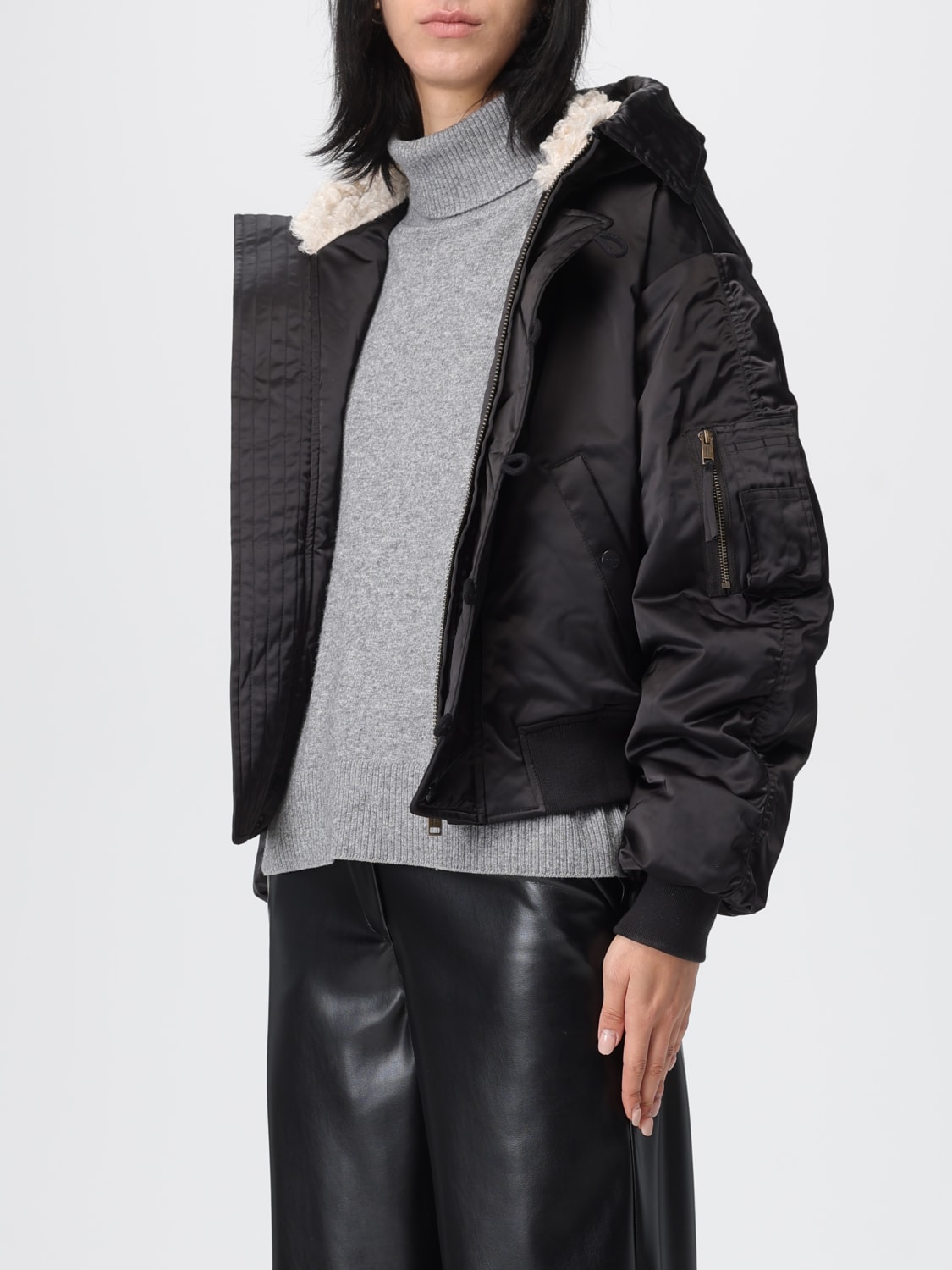 ISABEL MARANT ETOILE GIACCA: Bomber di poliestere Isabel Marant Etoile, Nero - Img 3