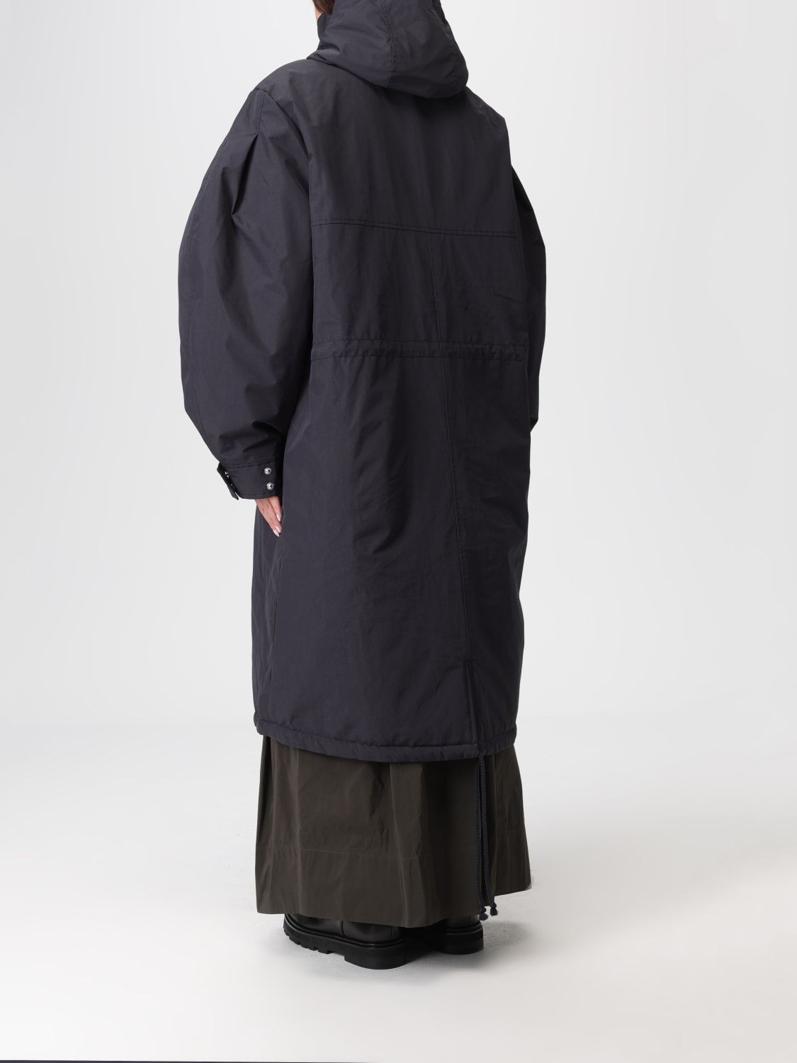 GANNI ABRIGO: Chaqueta mujer Ganni, Gris - Img 2