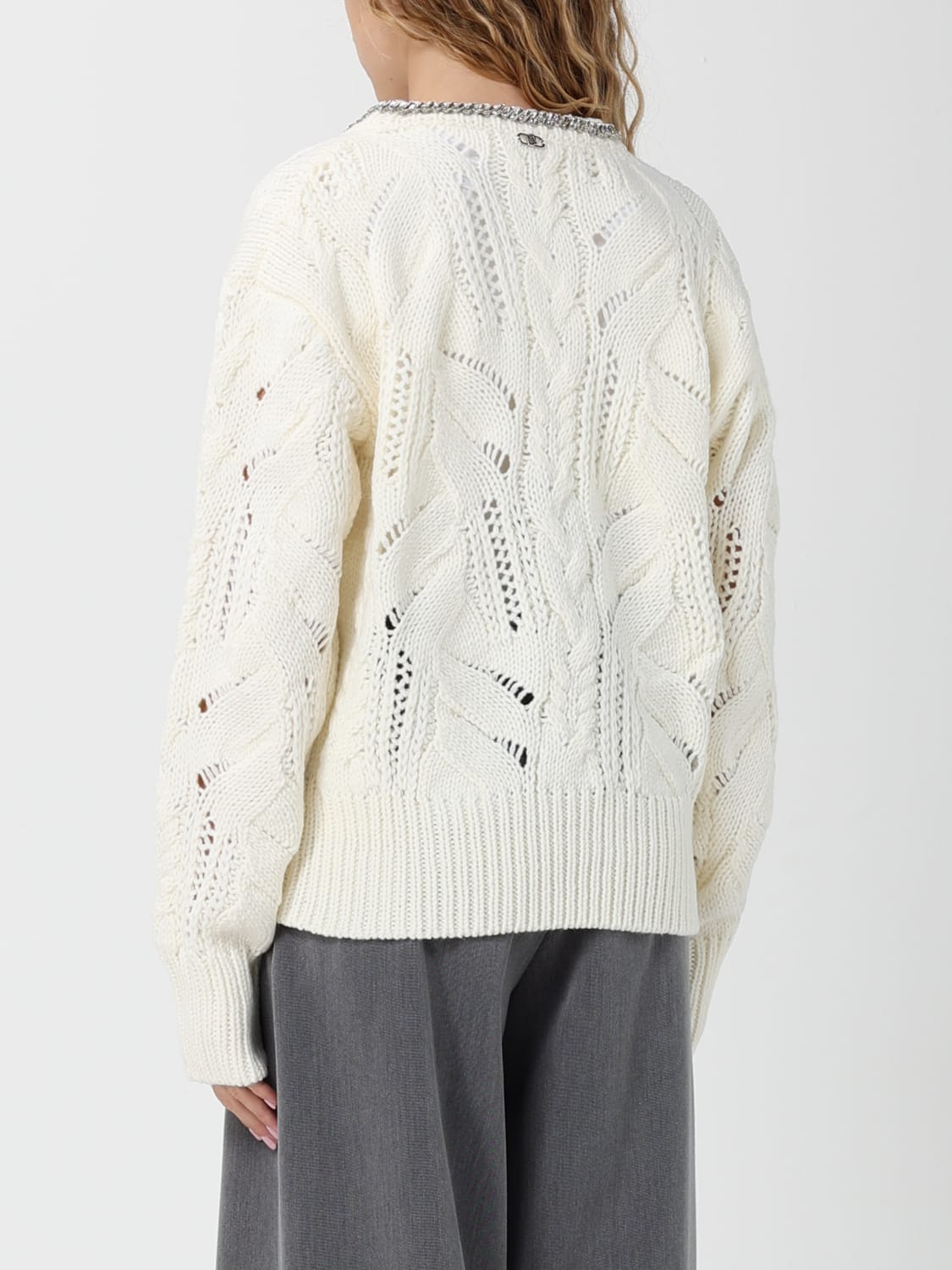 LIU JO JERSEY: Sudadera mujer Liu Jo, Blanco - Img 2