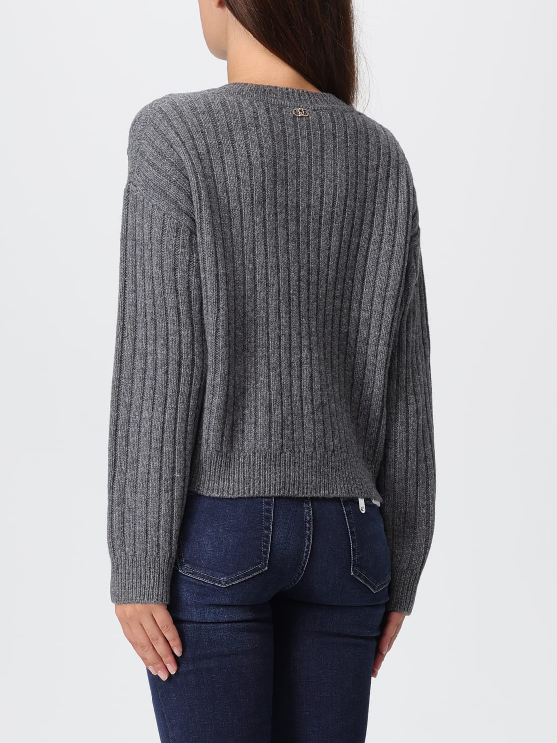 LIU JO PULL: Sweat-shirt femme Liu Jo, Gris - Img 2