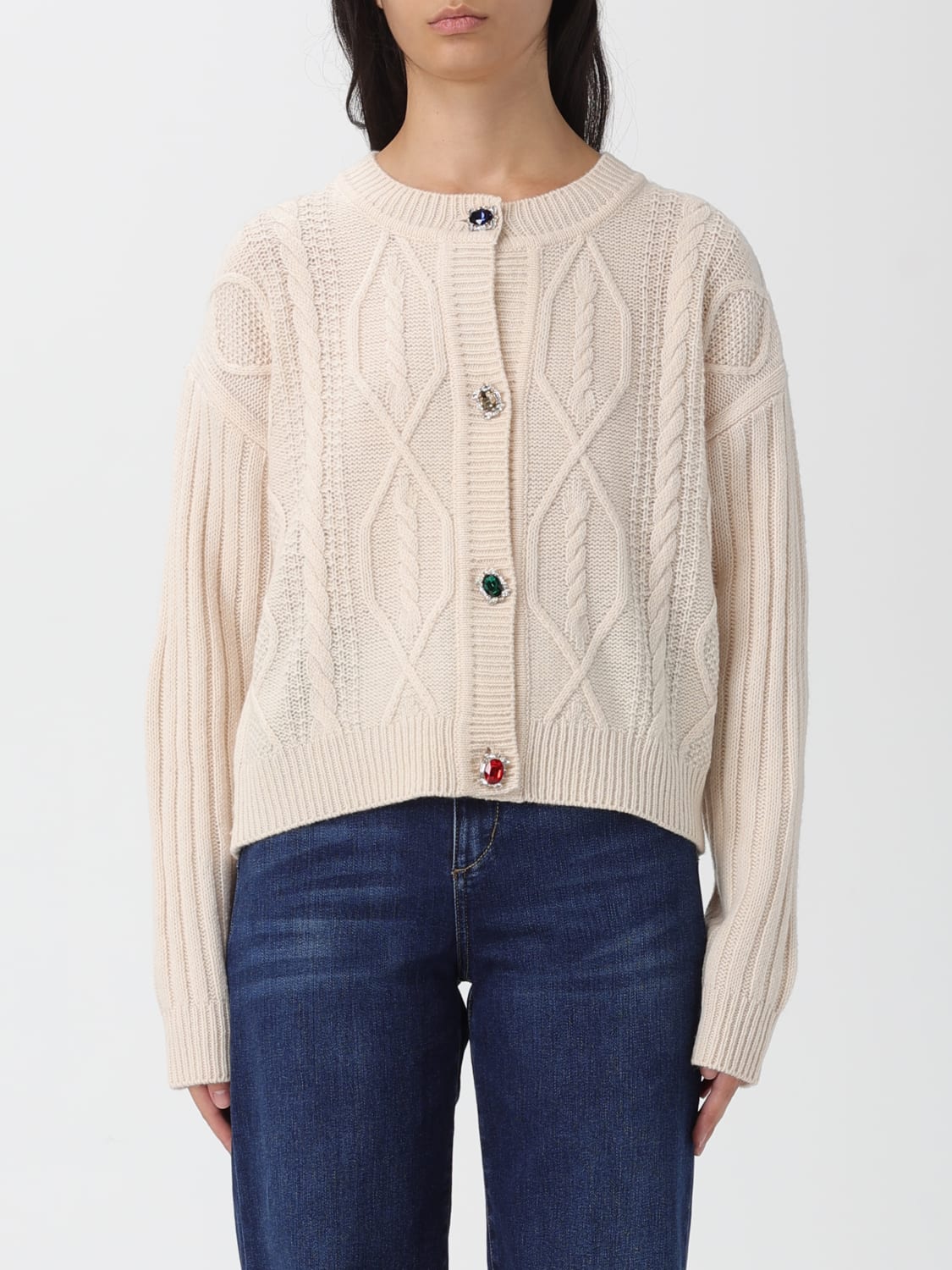 LIU JO PULL: Sweat-shirt femme Liu Jo, Beige - Img 1