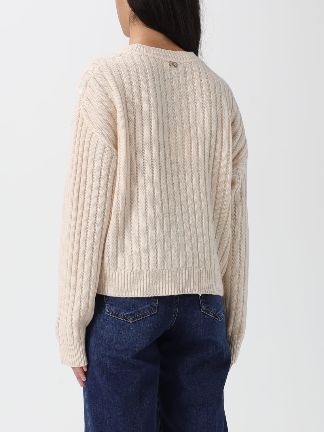 LIU JO PULL: Sweat-shirt femme Liu Jo, Beige - Img 2