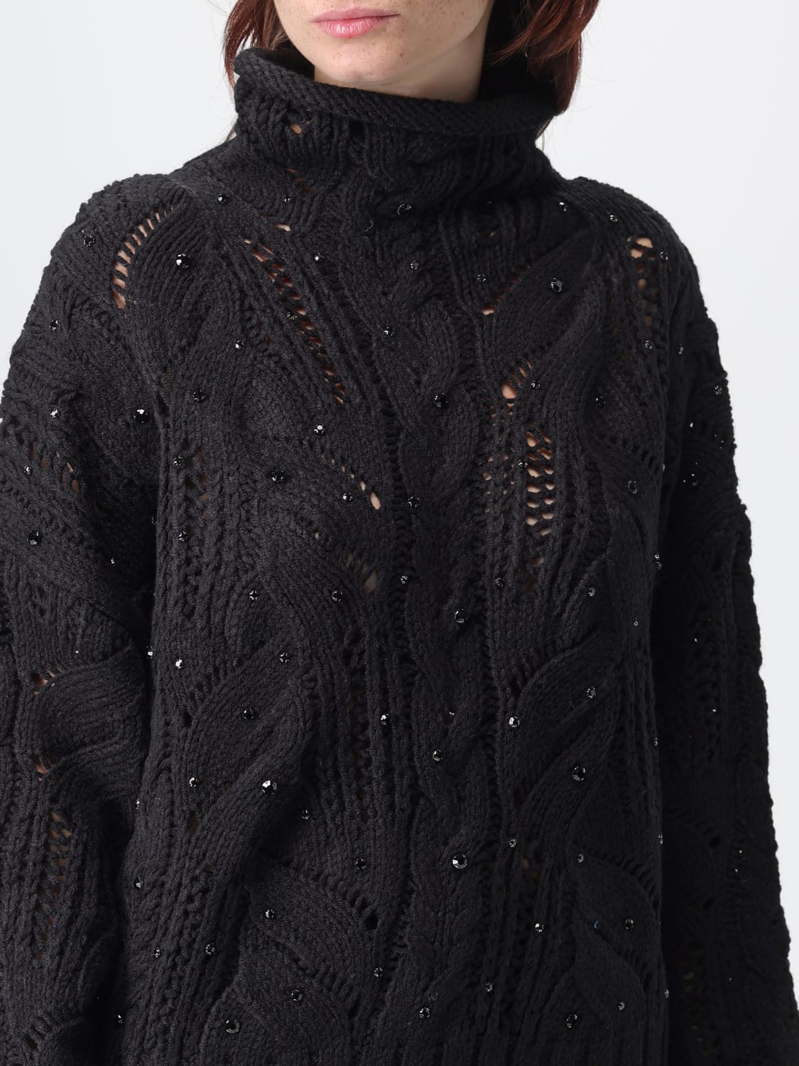 LIU JO JERSEY: Sudadera mujer Liu Jo, Negro - Img 3