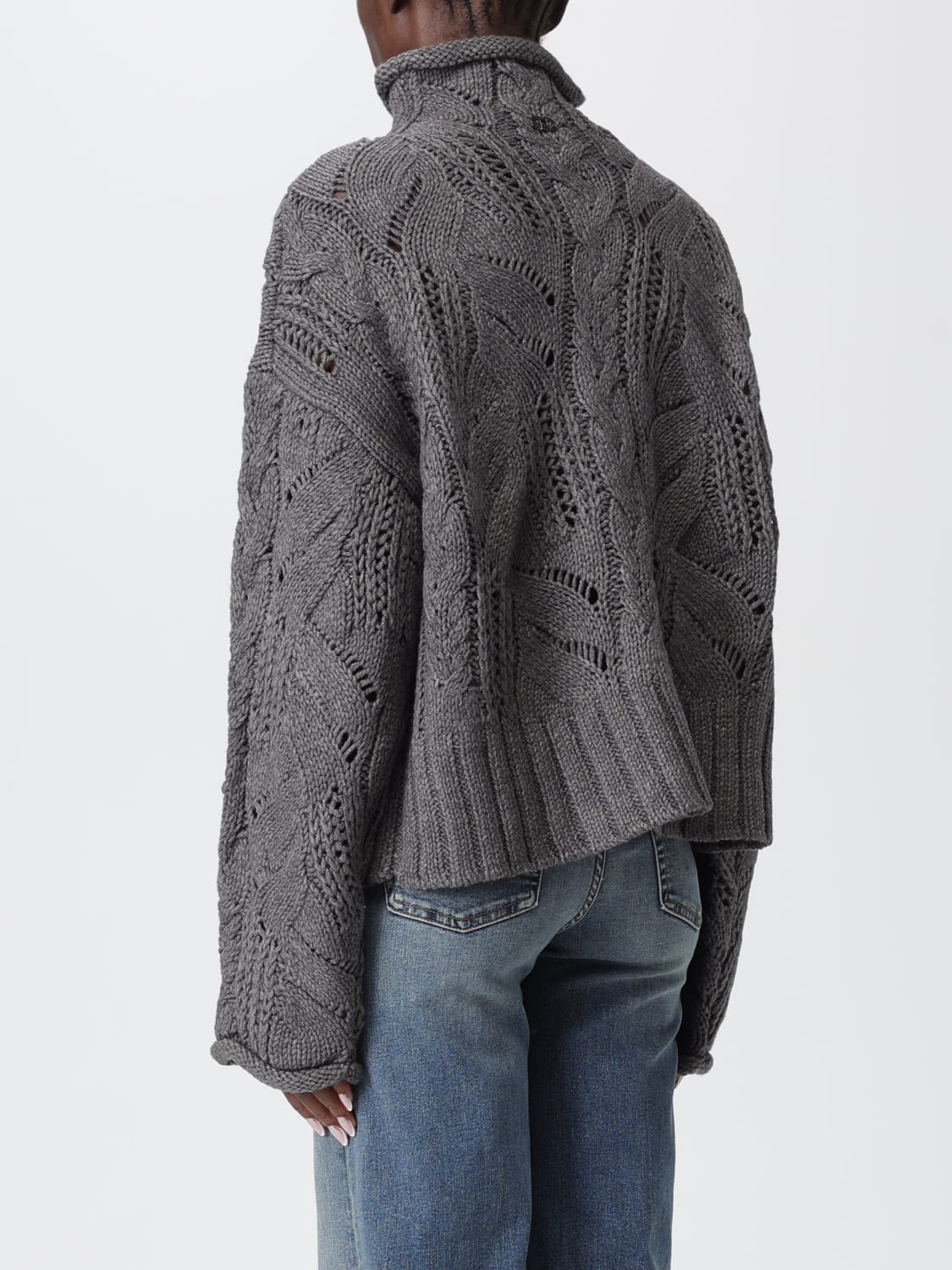 LIU JO SWEATER: Sweatshirt woman Liu Jo, Grey - Img 2