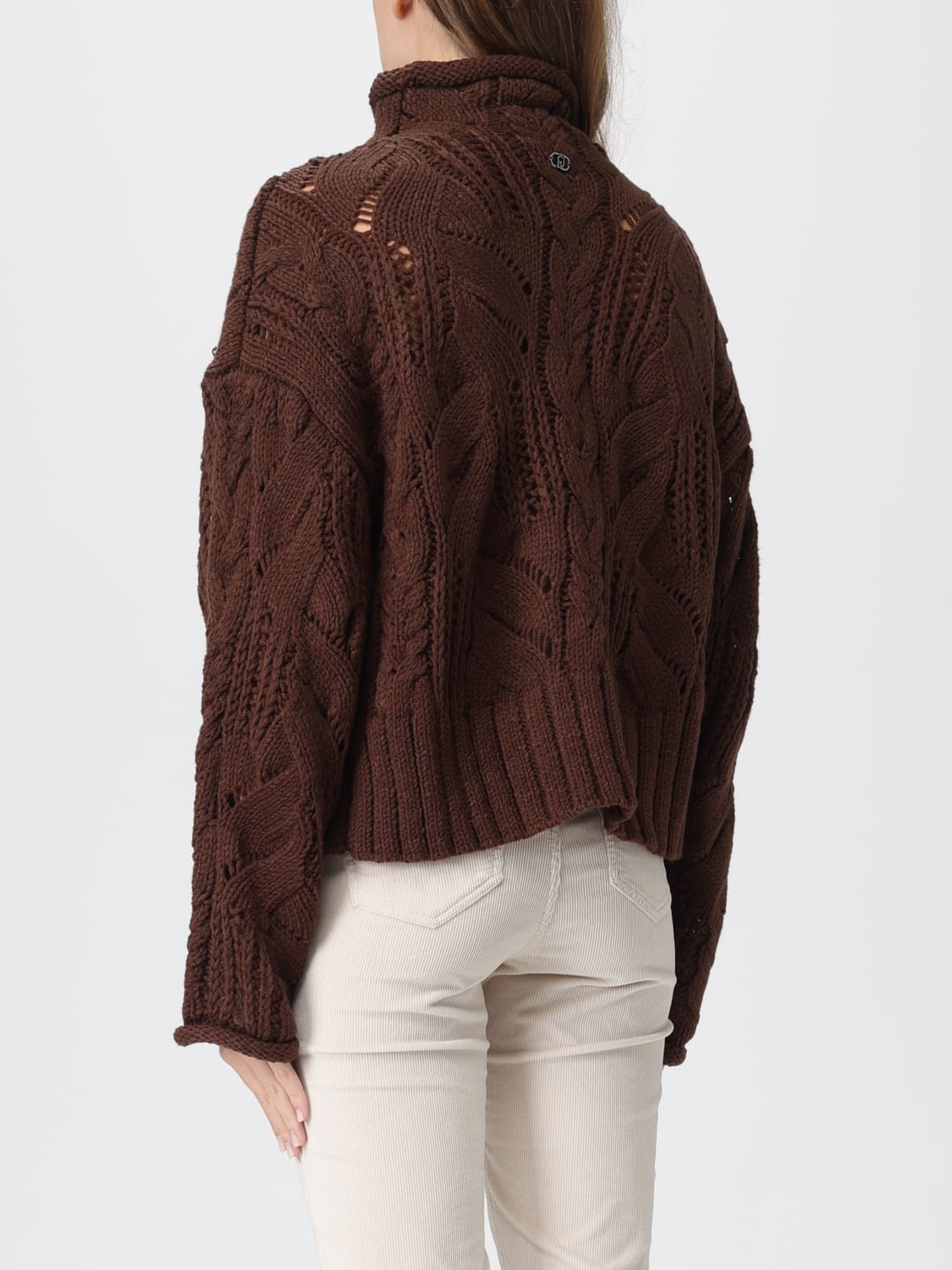 LIU JO JERSEY: Sudadera mujer Liu Jo, Marrón - Img 2