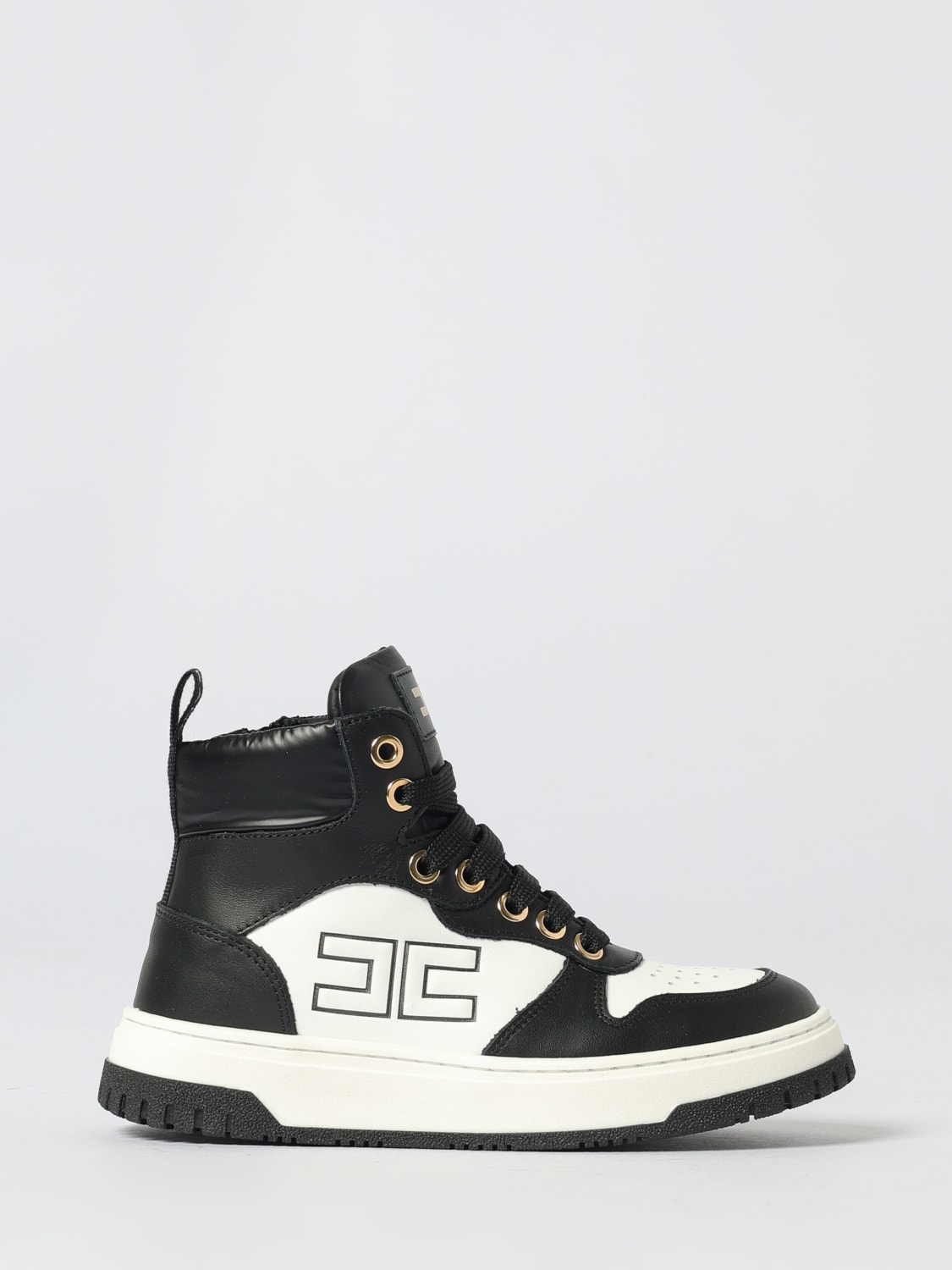 ELISABETTA FRANCHI LA MIA BAMBINA 运动鞋: 鞋履 儿童 Elisabetta Franchi La Mia Bambina, 黑色 - Img 1