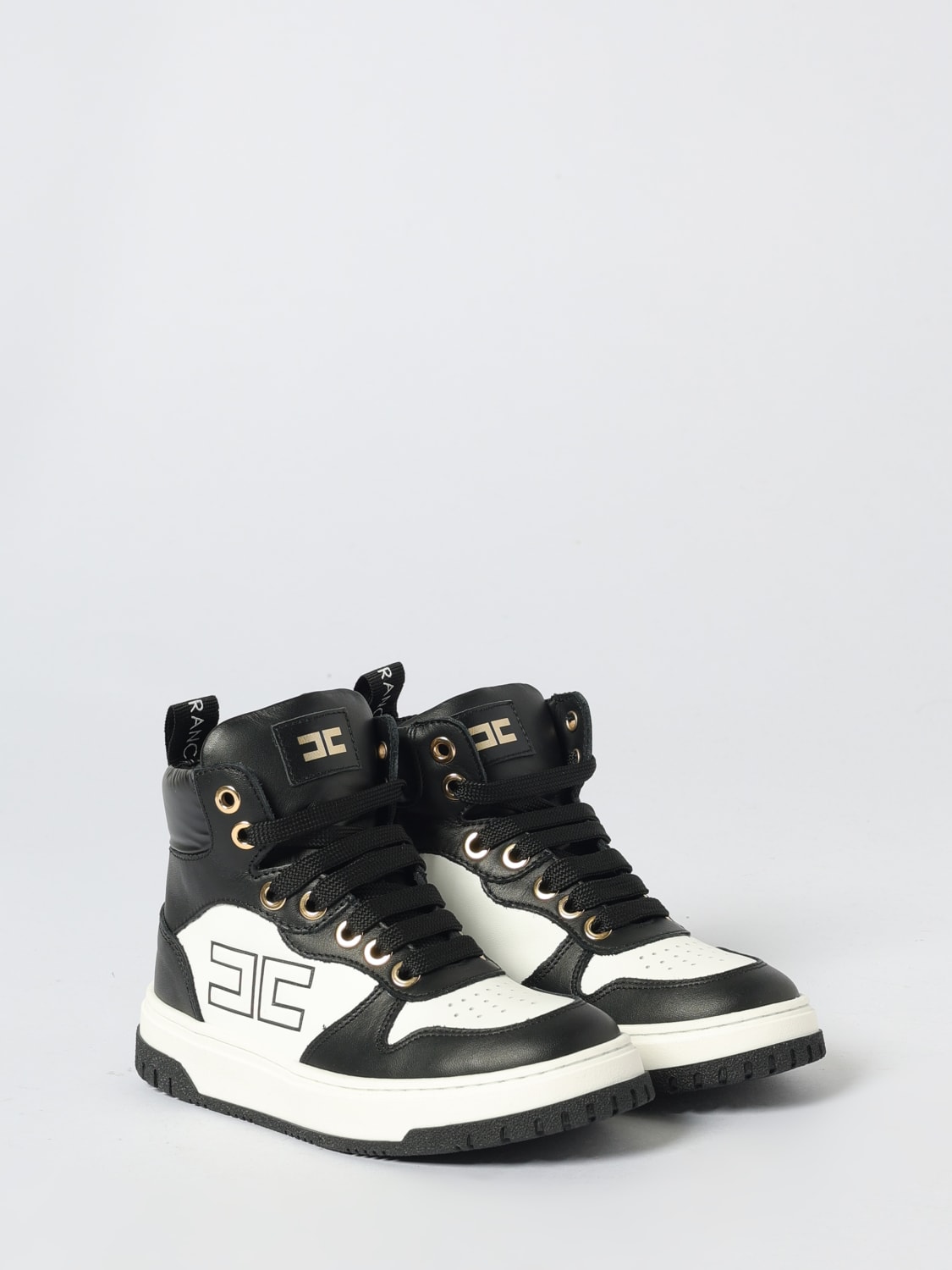 ELISABETTA FRANCHI LA MIA BAMBINA 运动鞋: 鞋履 儿童 Elisabetta Franchi La Mia Bambina, 黑色 - Img 2