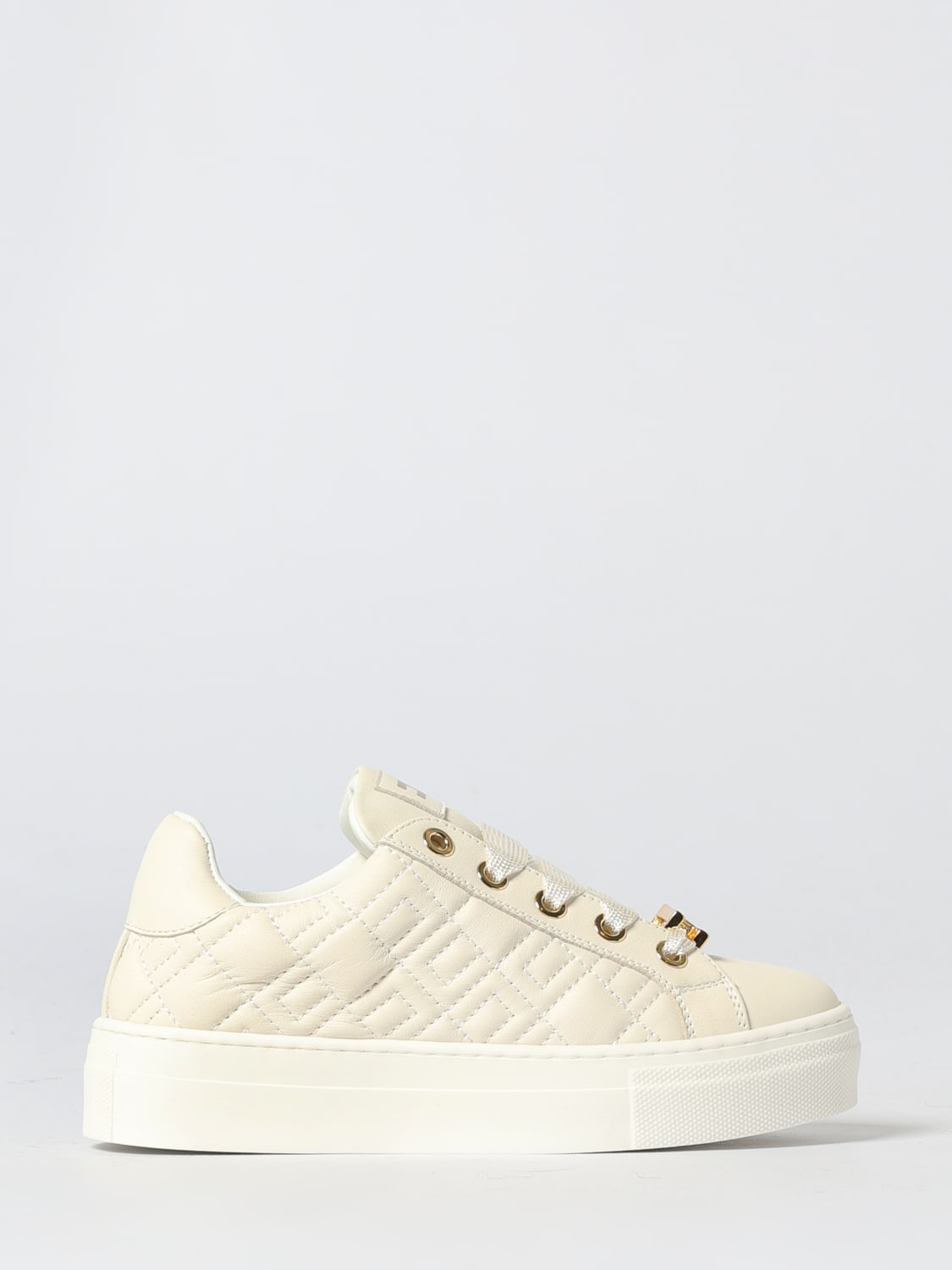 ELISABETTA FRANCHI LA MIA BAMBINA SNEAKERS: Shoes kids Elisabetta Franchi La Mia Bambina, Milk - Img 1