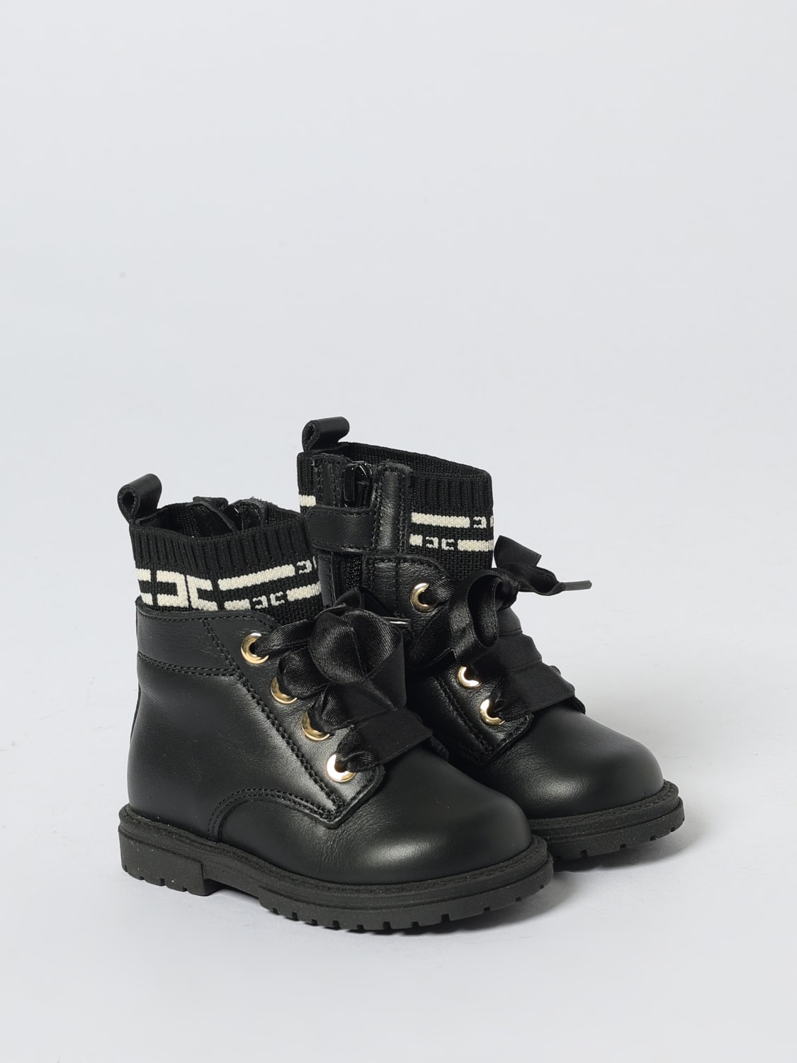 ELISABETTA FRANCHI LA MIA BAMBINA SCARPE: Stivaletto Elisabetta Franchi La Mia Bambina in pelle, Nero - Img 2