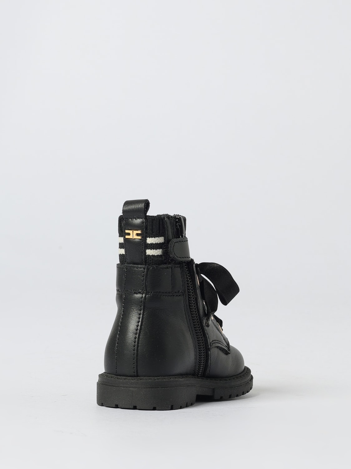 ELISABETTA FRANCHI LA MIA BAMBINA SCARPE: Stivaletto Elisabetta Franchi La Mia Bambina in pelle, Nero - Img 3