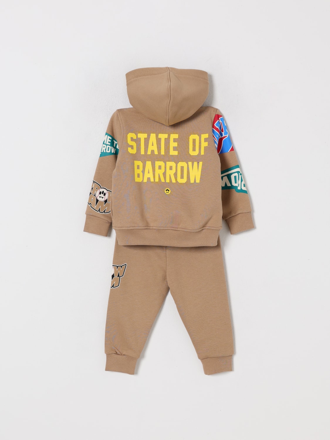 BARROW KIDS JUMPSUIT: Pants kids Barrow Kids, Beige - Img 2