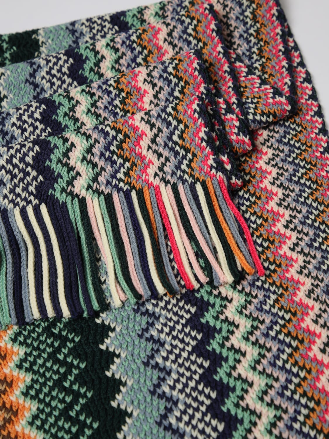 MISSONI SCIARPA: Sciarpa Missoni in lana con motivo a zig zag jacquard , Fa01 - Img 3