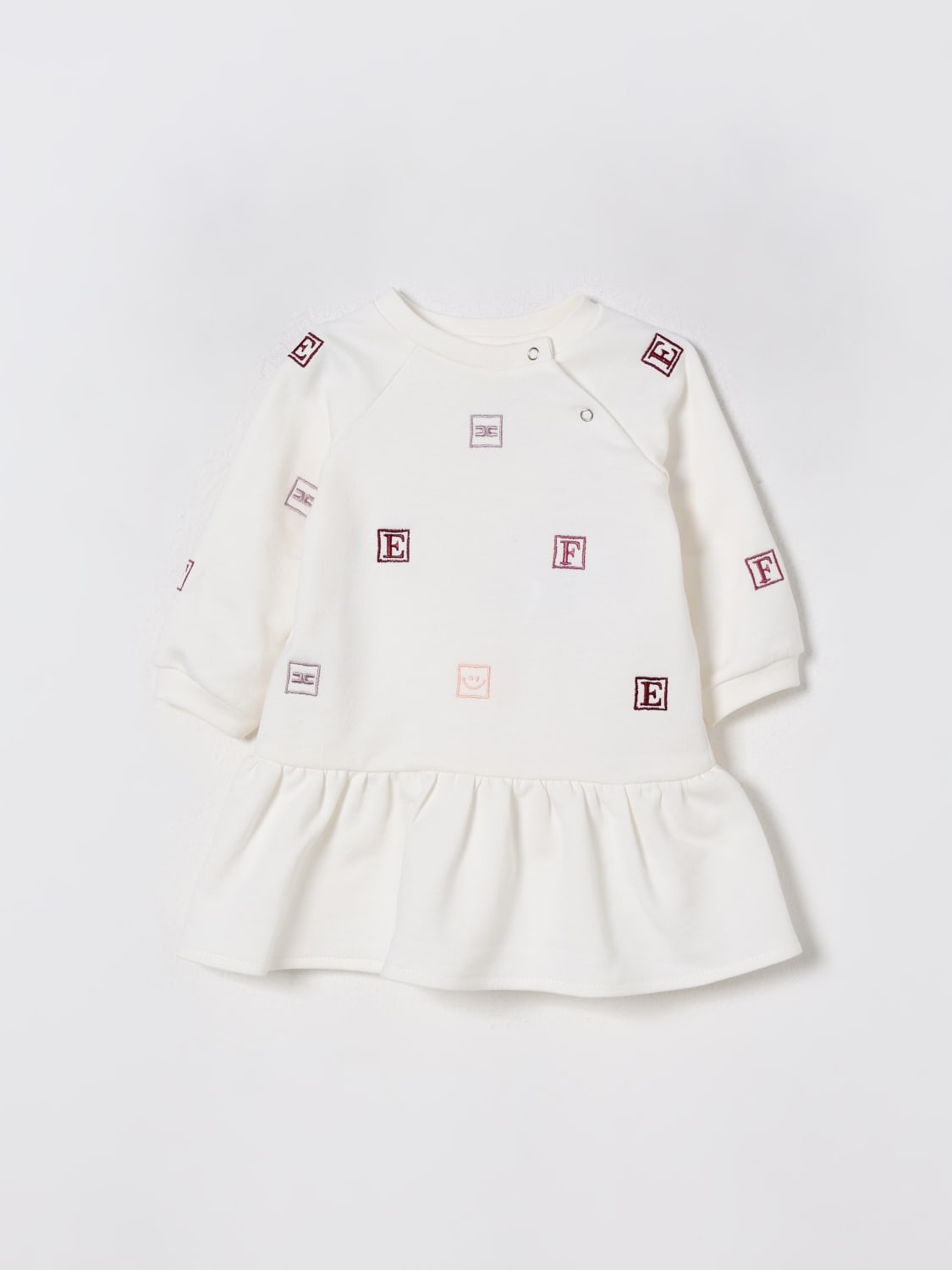 ELISABETTA FRANCHI LA MIA BAMBINA KLEID: Anzug kinder Elisabetta Franchi La Mia Bambina, Yellow Cream - Img 1