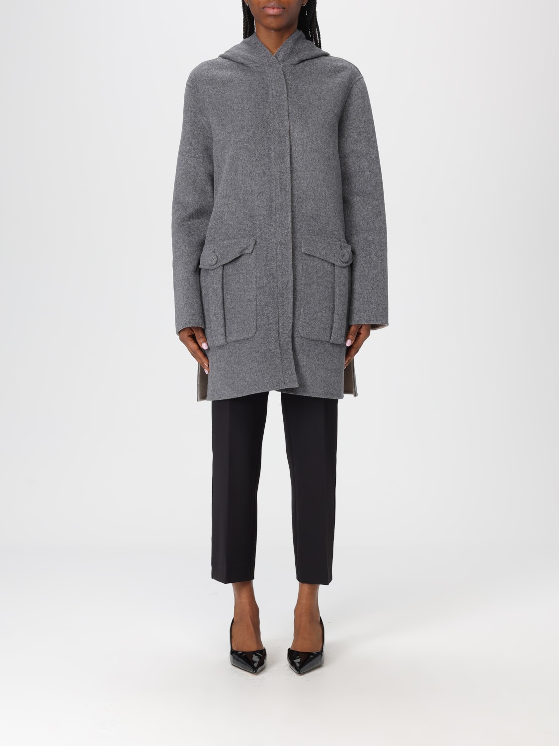 MALIPARMI COAT: Jacket woman Maliparmi, Grey - Img 1