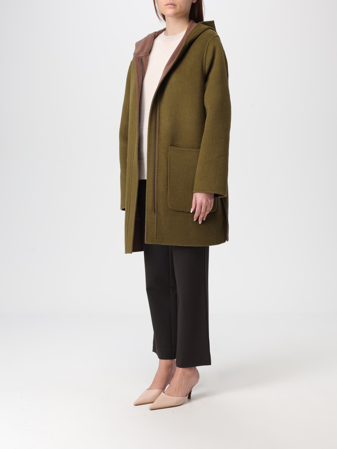 MALIPARMI COAT: Jacket woman Maliparmi, Brown - Img 3