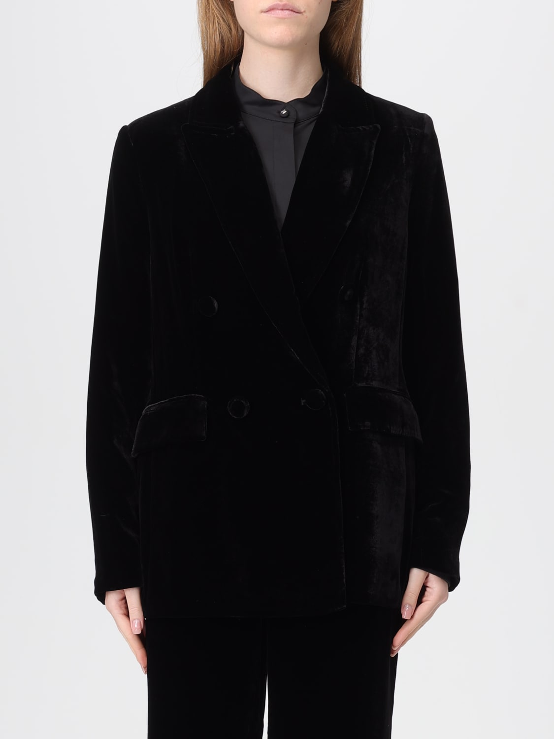 MALIPARMI JACKET: Jacket woman Maliparmi, Black - Img 1