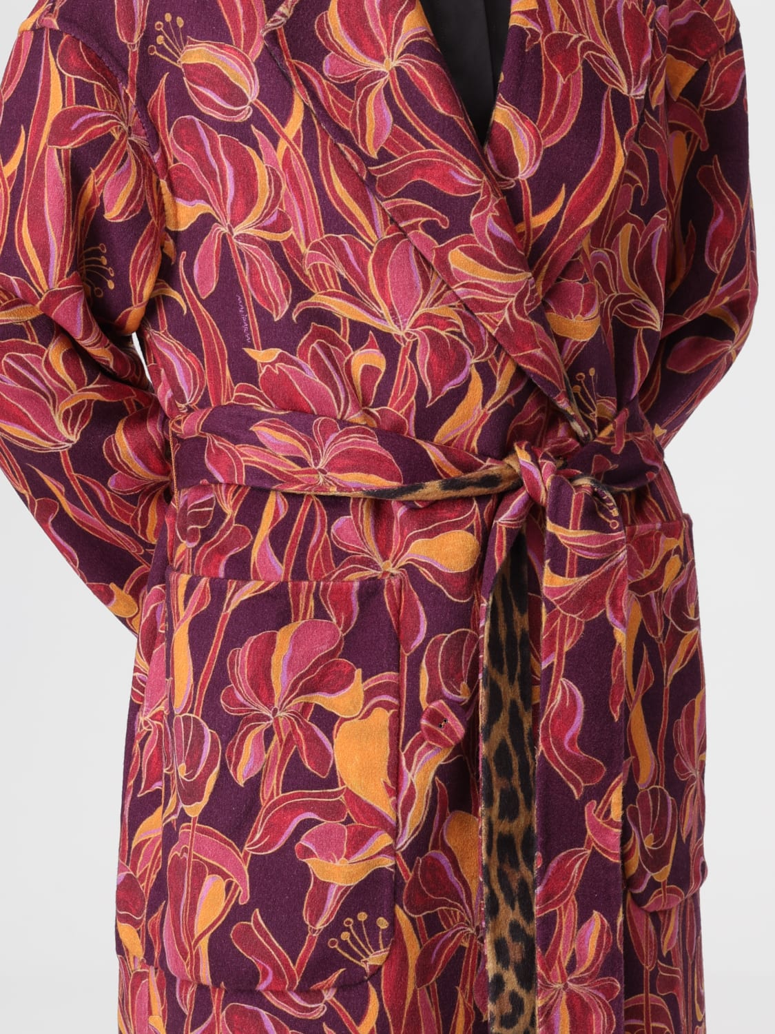 MALIPARMI ABRIGO: Abrigo mujer Maliparmi, Granate - Img 4