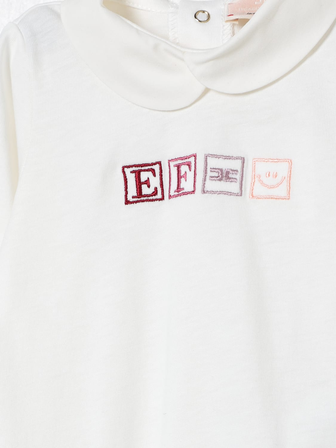 ELISABETTA FRANCHI LA MIA BAMBINA OVERALL: Overall kinder Elisabetta Franchi La Mia Bambina, Yellow Cream - Img 3