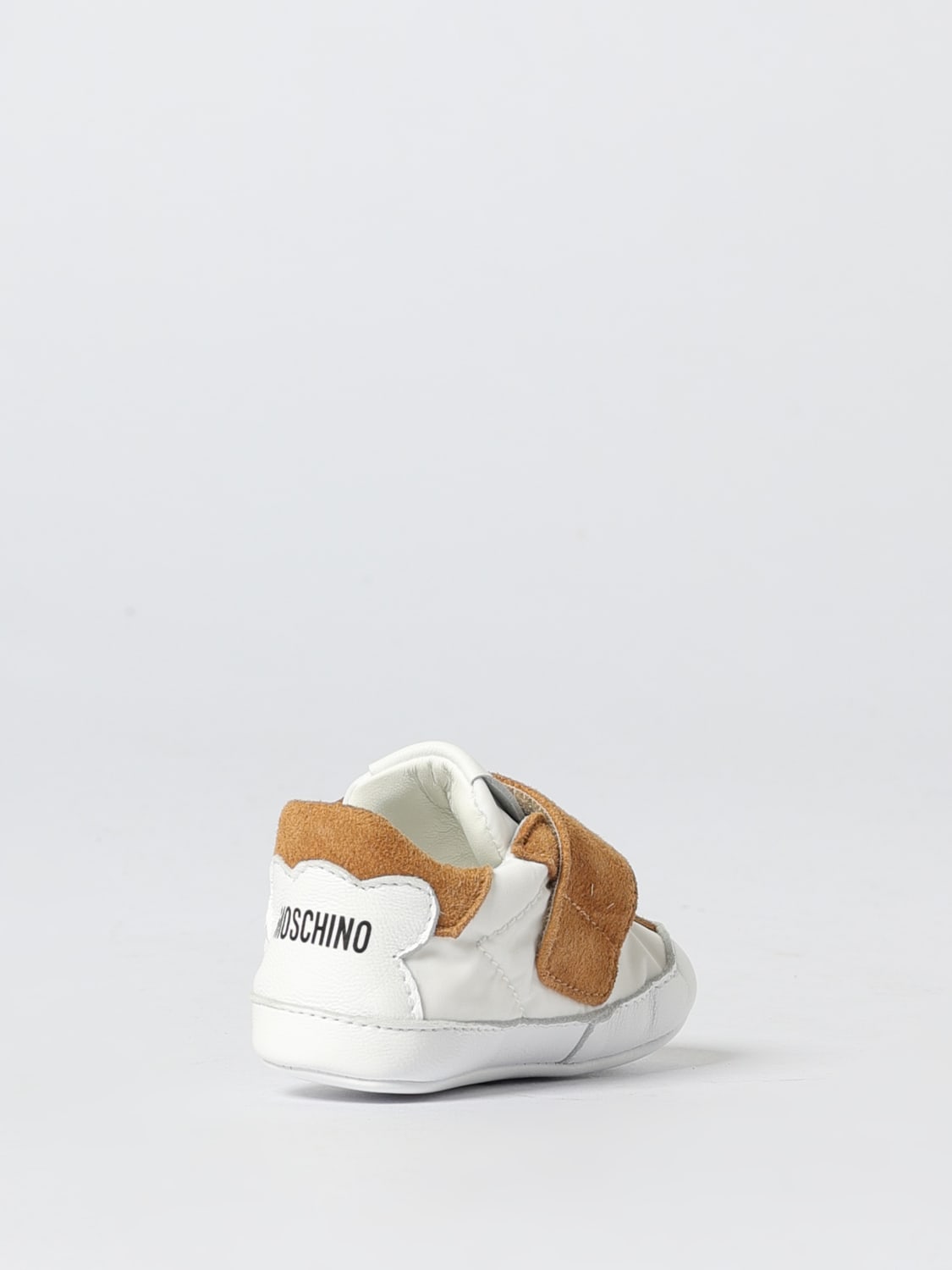 MOSCHINO BASKETS: Chaussures enfant Moschino, Blanc - Img 3