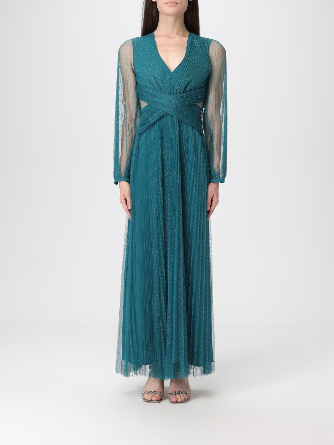 TWINSET DRESS: Dress woman Twinset, Forest Green - Img 1