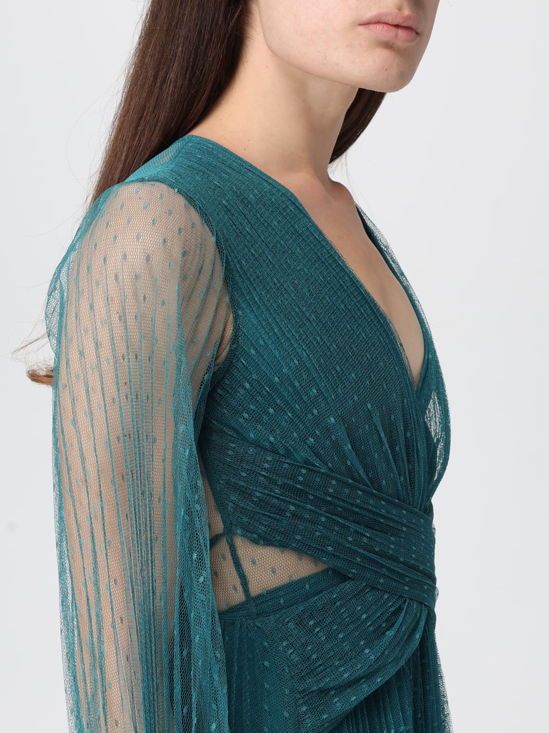 TWINSET DRESS: Dress woman Twinset, Forest Green - Img 3