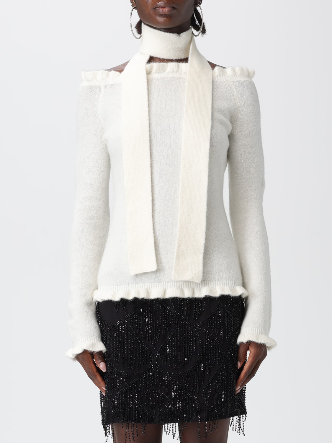 ROTATE TOP: Top woman Rotate, White - Img 1