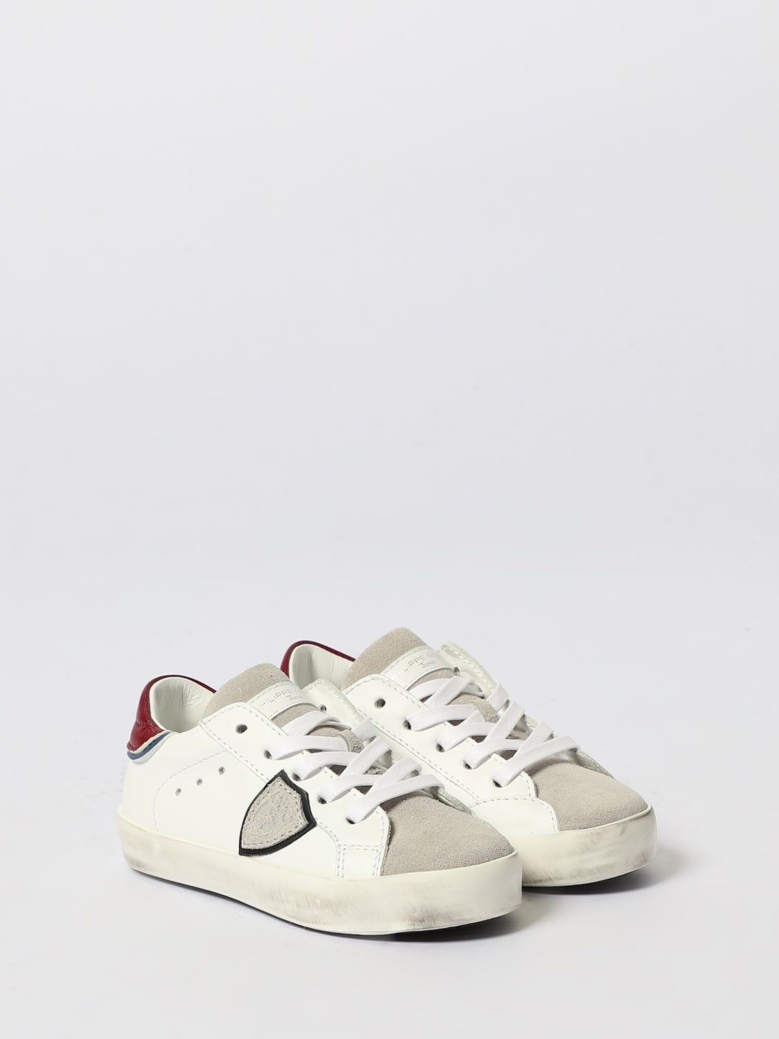 PHILIPPE MODEL JUNIOR SNEAKERS: Shoes kids Philippe Model Junior, White 1 - Img 2