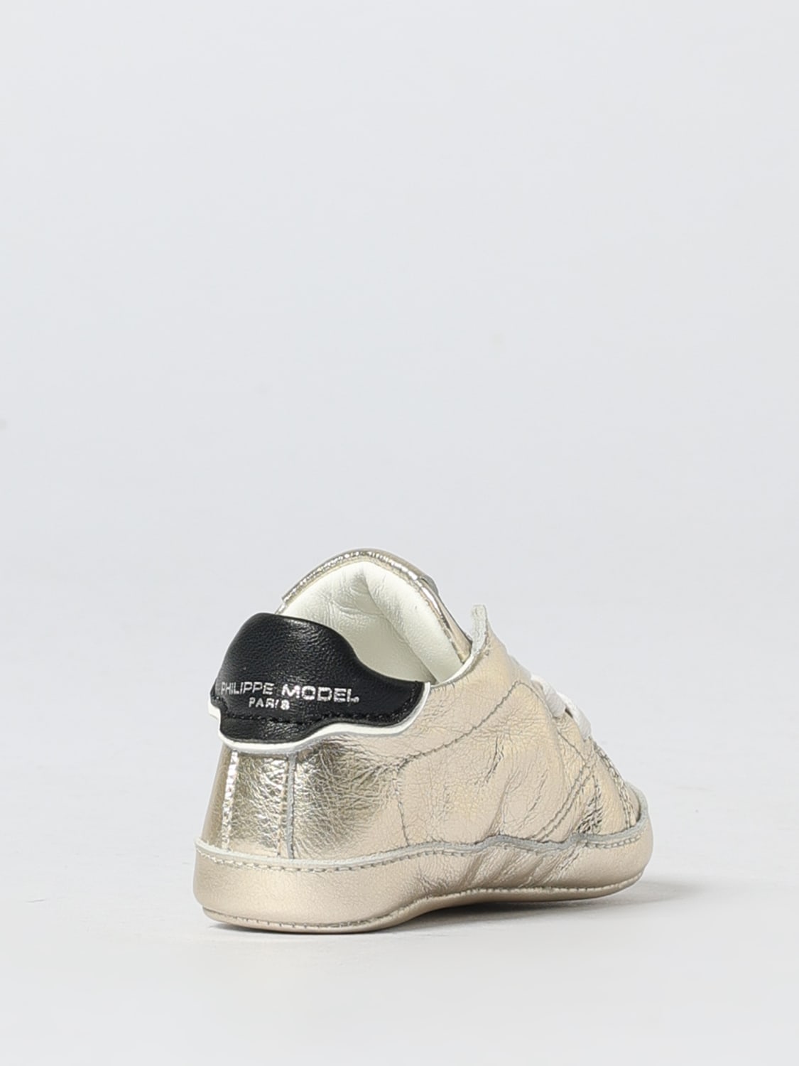 PHILIPPE MODEL JUNIOR SNEAKERS: Shoes kids Philippe Model Junior, Gold - Img 3