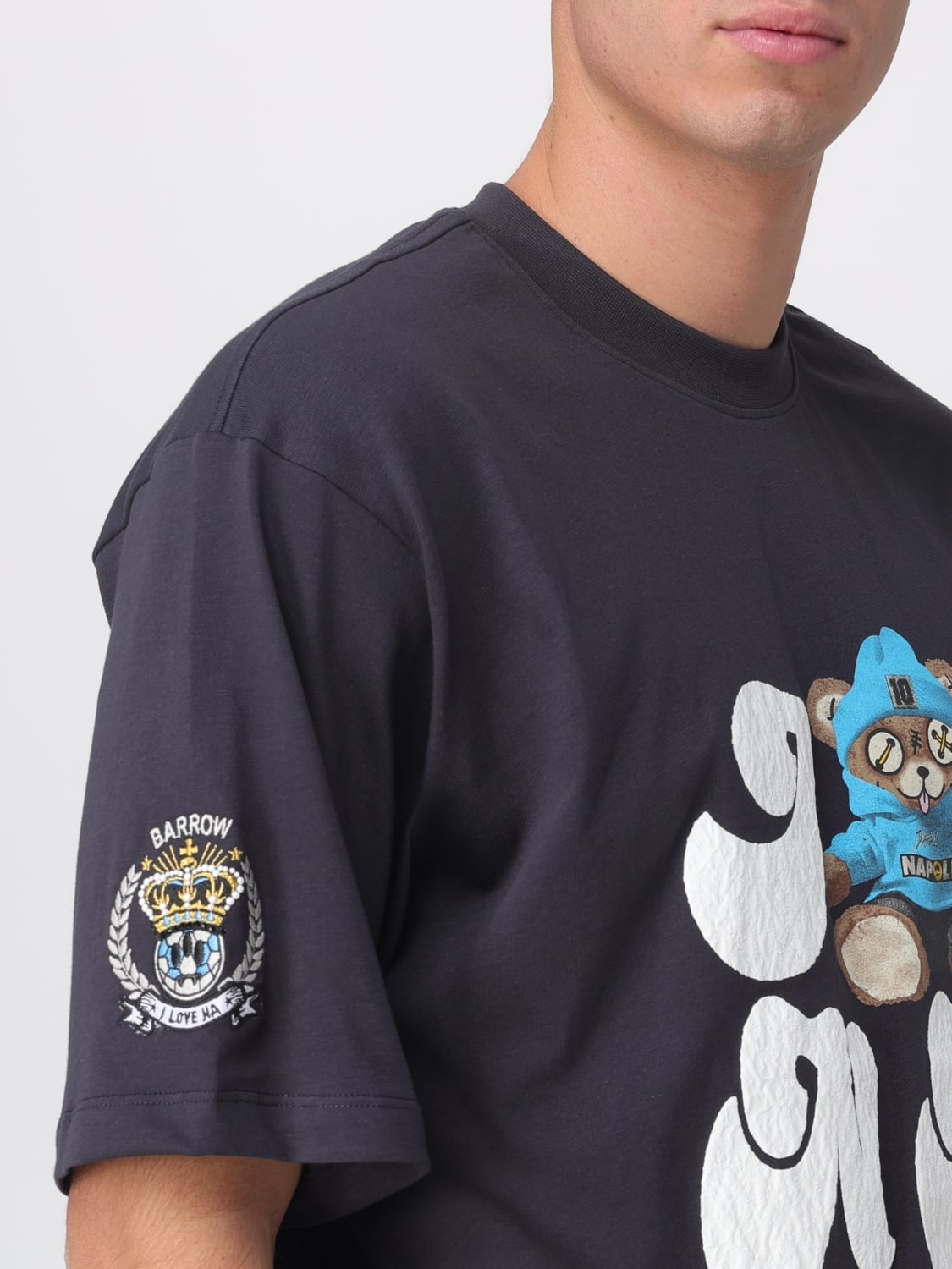 BARROW T-SHIRT: T-shirt men Barrow, Grey - Img 3