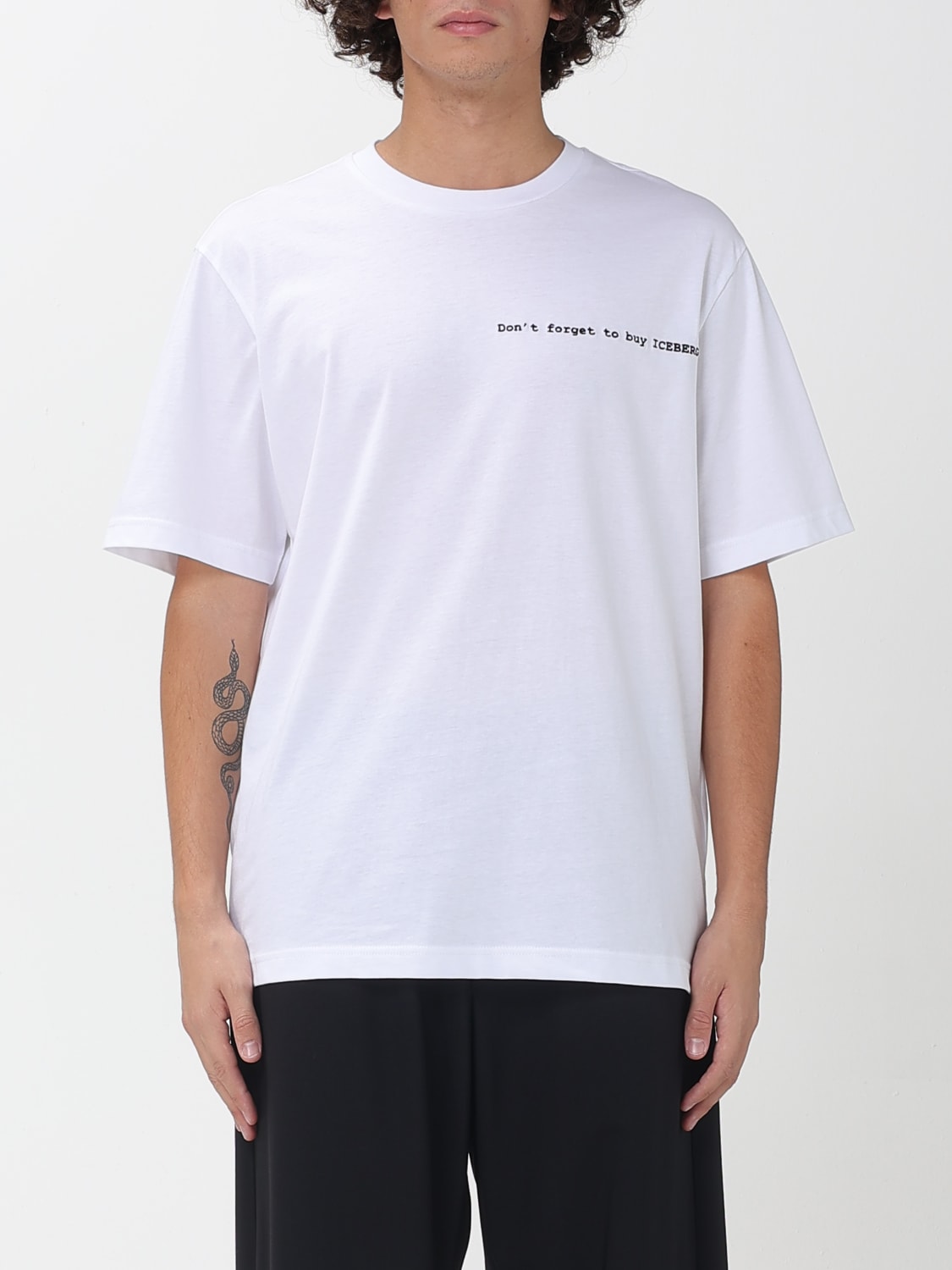 ICEBERG T-SHIRT: Polo shirt men Iceberg, White - Img 1