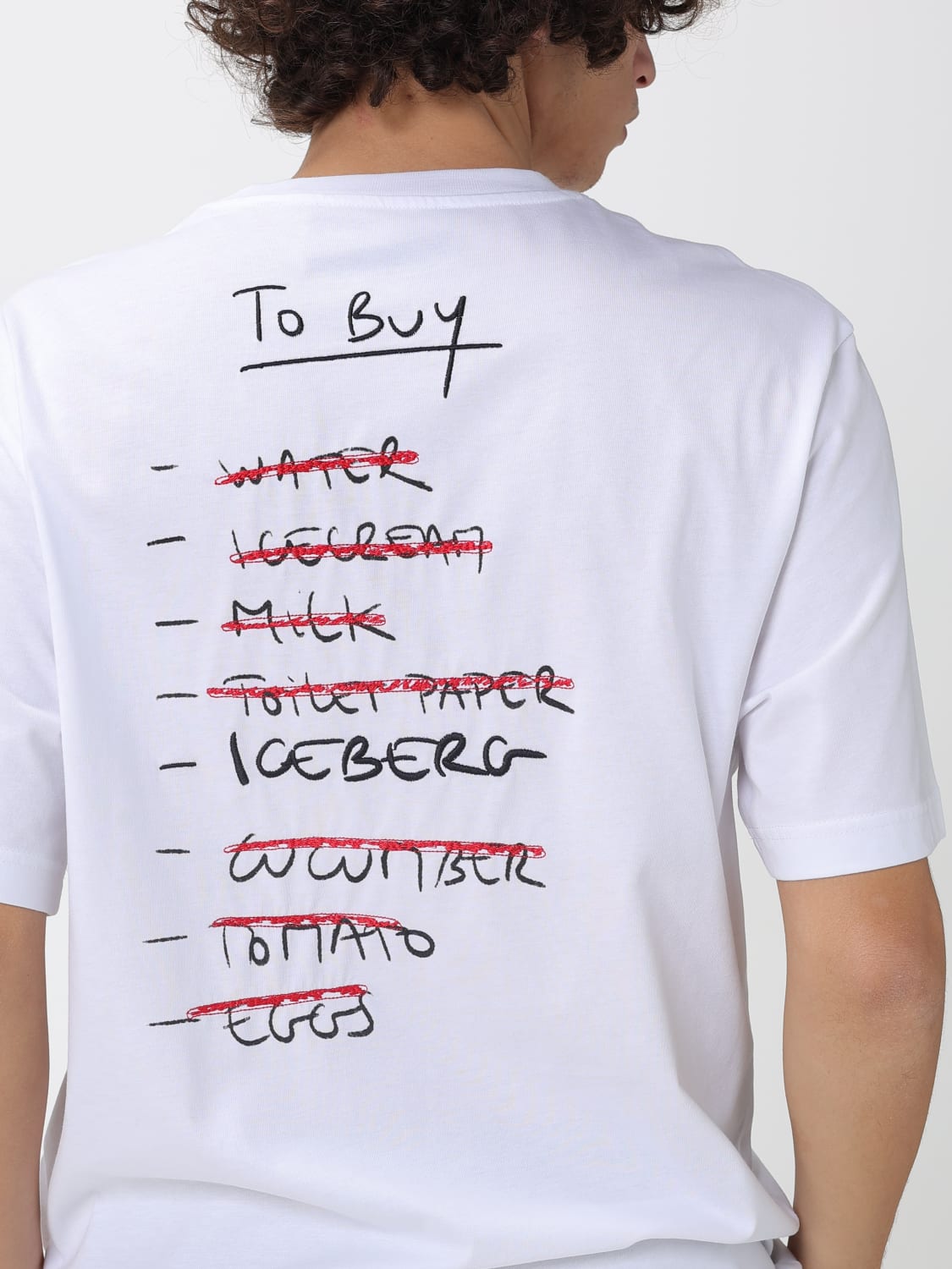 ICEBERG T-SHIRT: Polo shirt men Iceberg, White - Img 3