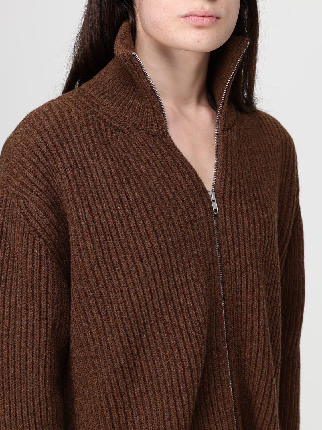 MM6 MAISON MARGIELA SWEATER: Sweatshirt woman Mm6 Maison Margiela, Brown - Img 5