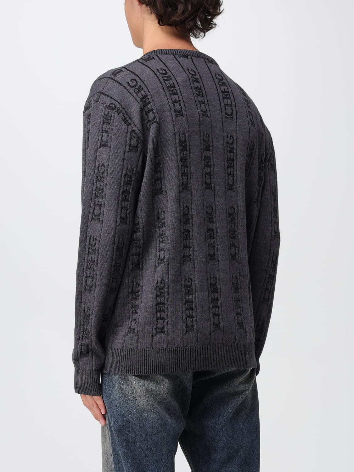ICEBERG SWEATER: Sweater men Iceberg, Grey - Img 2