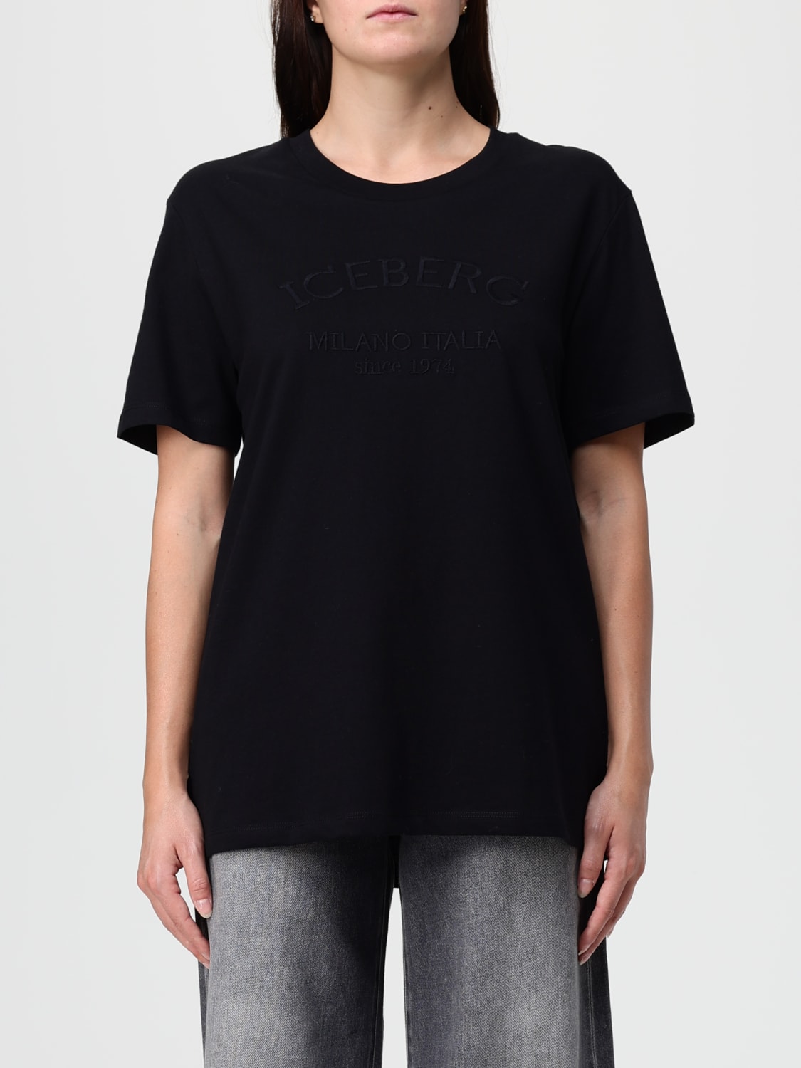 ICEBERG T-SHIRT: T-shirt woman Iceberg, Black - Img 1