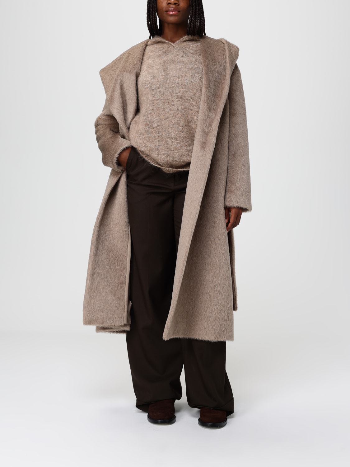 'S MAX MARA COAT: Coat woman 's Max Mara, White - Img 2