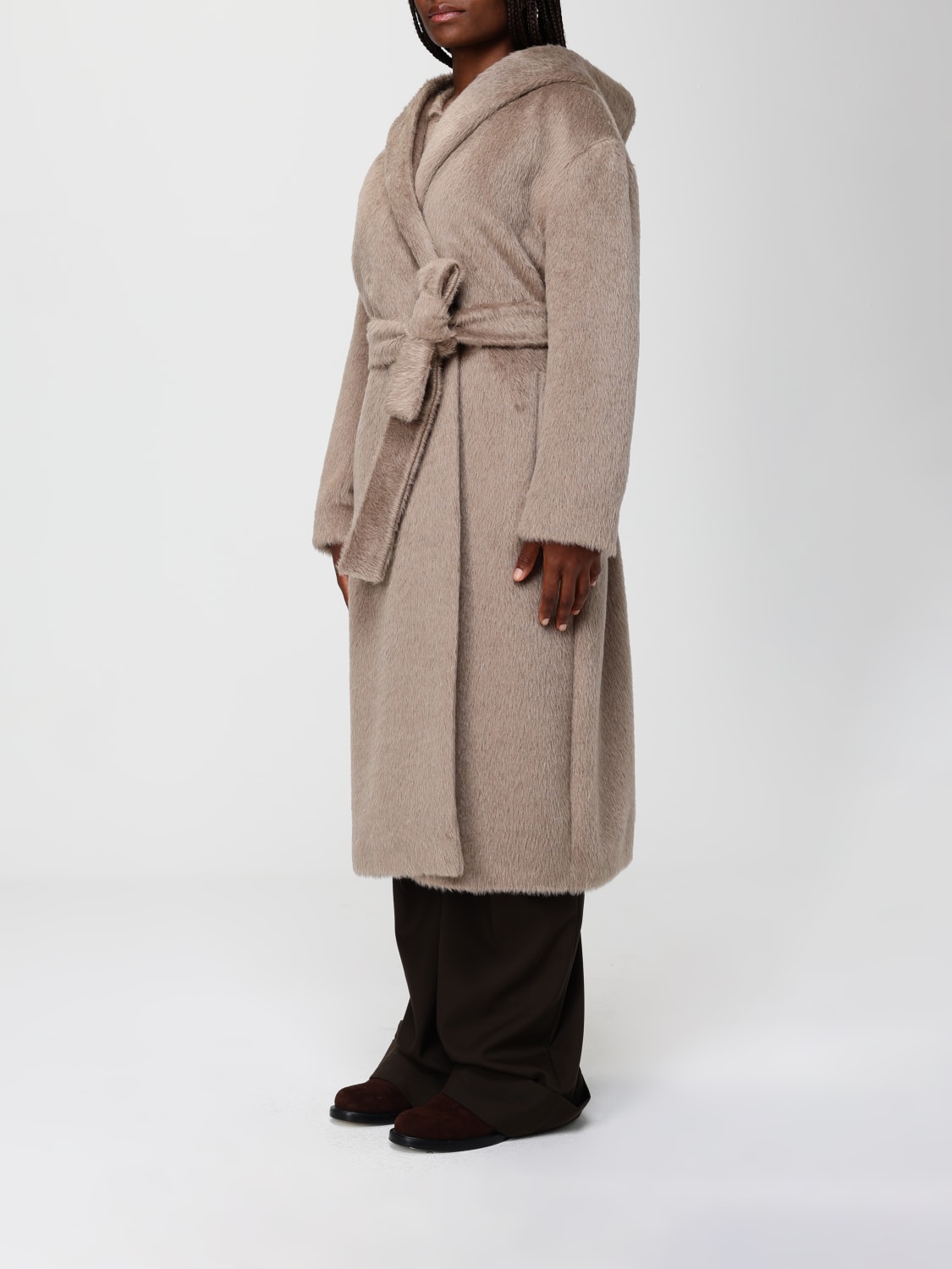 'S MAX MARA COAT: Coat woman 's Max Mara, White - Img 4