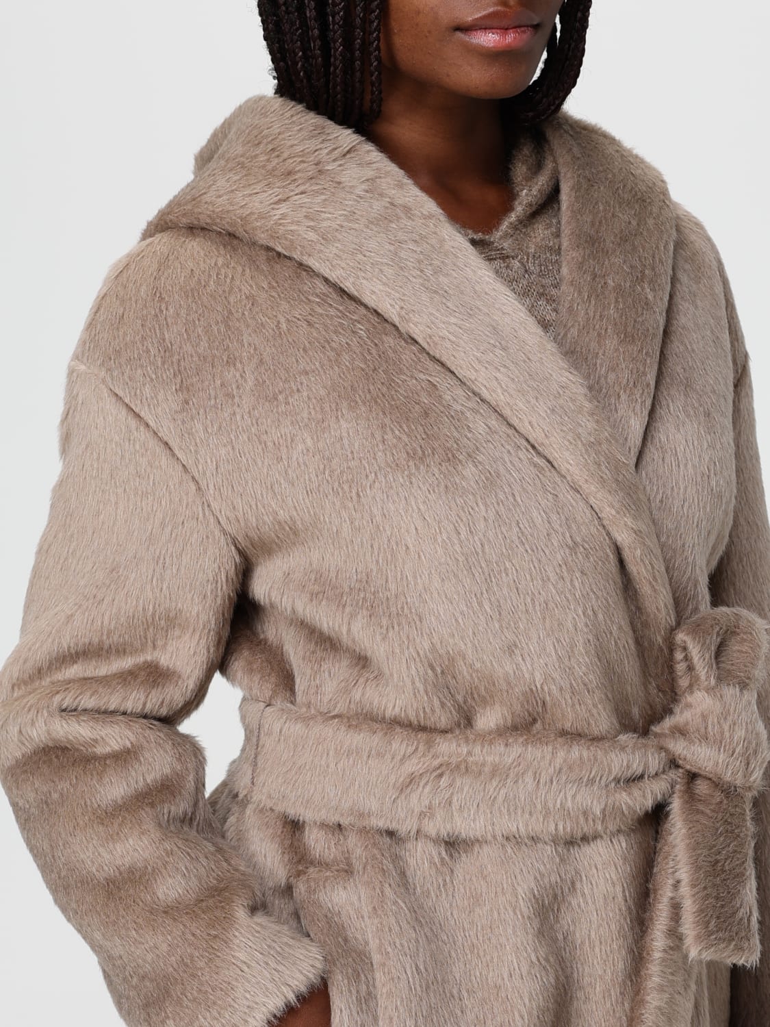 'S MAX MARA COAT: Coat woman 's Max Mara, White - Img 5