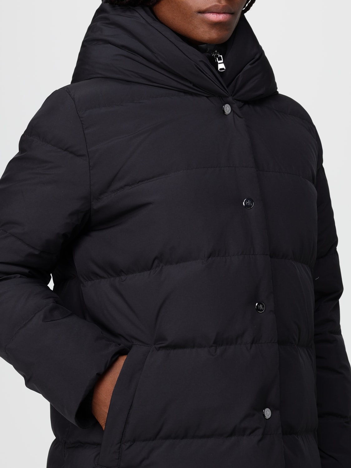 LAUREN RALPH LAUREN JACKE: Mantel damen Lauren Ralph Lauren, Schwarz - Img 4