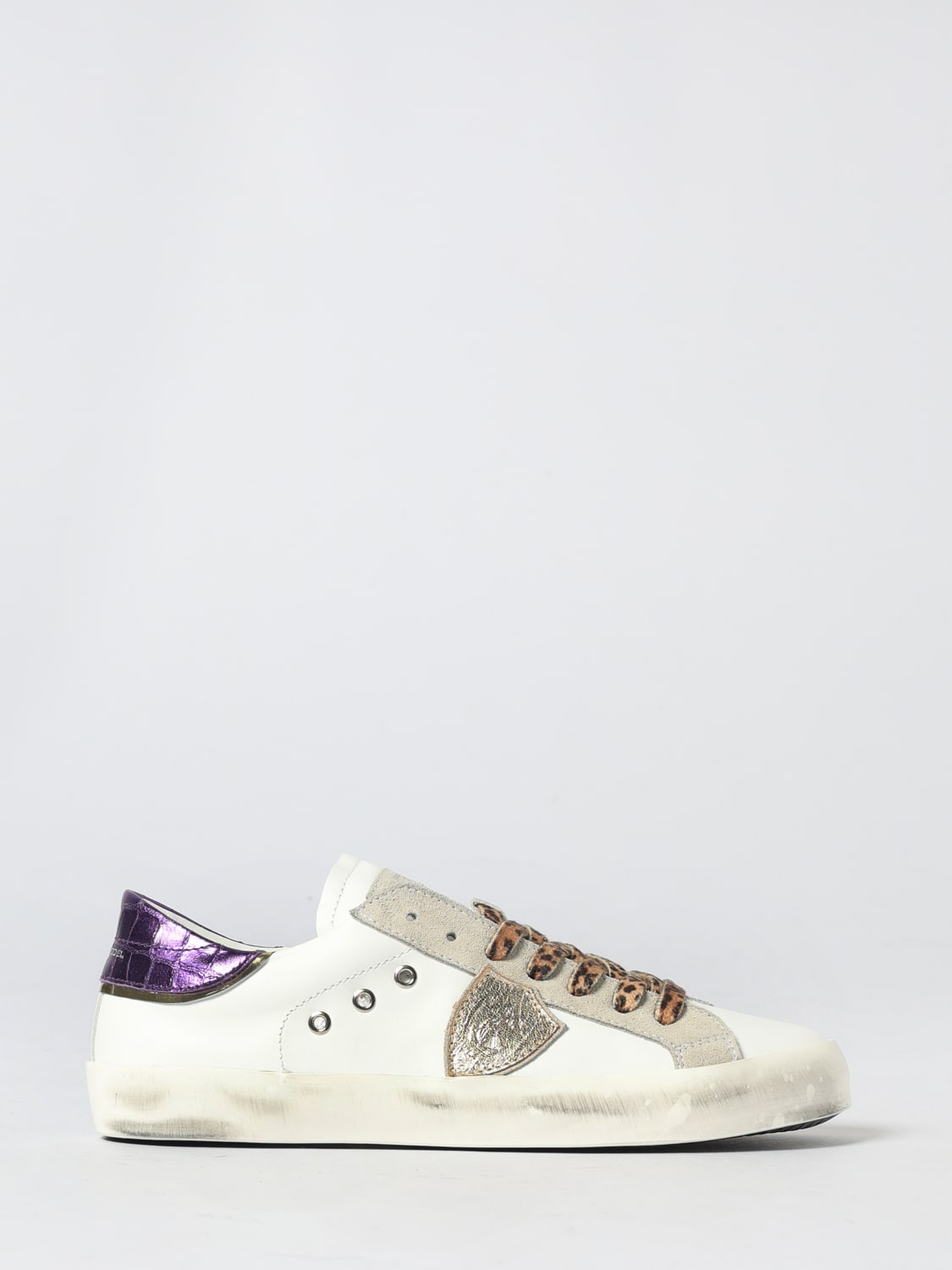 PHILIPPE MODEL JUNIOR SNEAKERS: Shoes kids Philippe Model Junior, White - Img 1