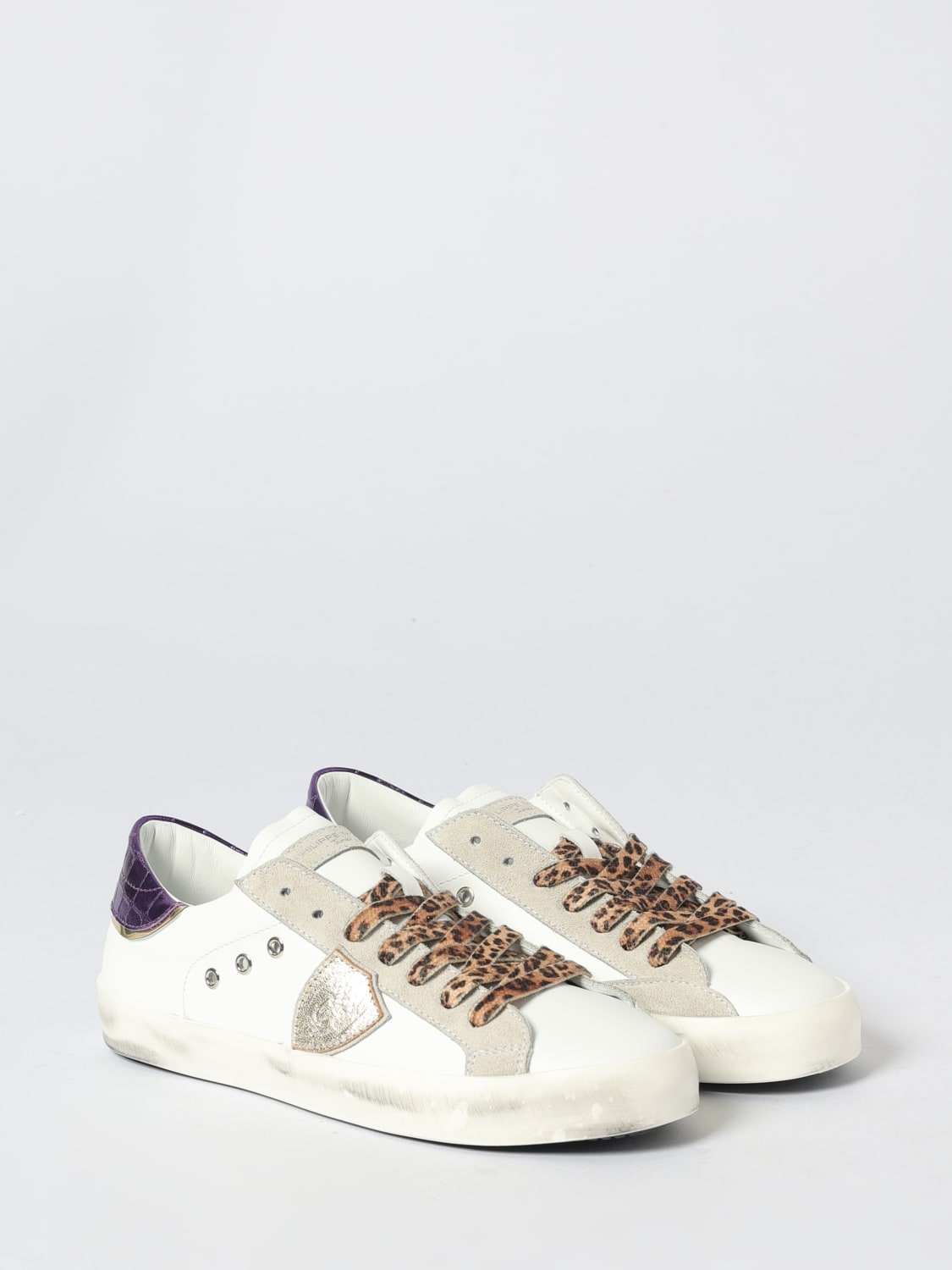 PHILIPPE MODEL JUNIOR SNEAKERS: Shoes kids Philippe Model Junior, White - Img 2