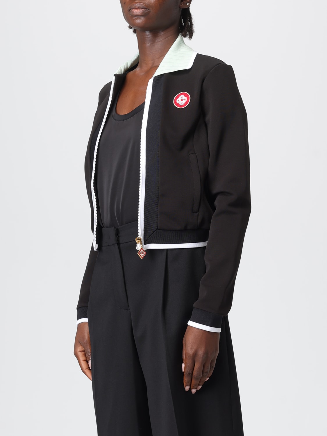 CASABLANCA SWEATSHIRT: Casablanca women's sweatshirt, Black - Img 4