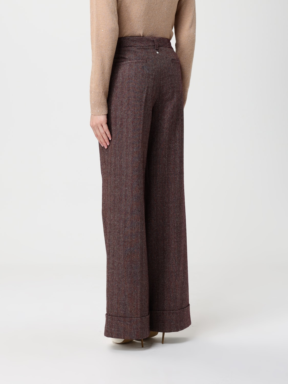 LORENA ANTONIAZZI HOSE: Hose damen Lorena Antoniazzi, Burgunderrot - Img 2