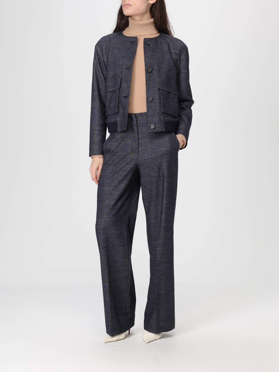 LORENA ANTONIAZZI КУРТКА: Пальто Женское Lorena Antoniazzi, Синий - Img 2